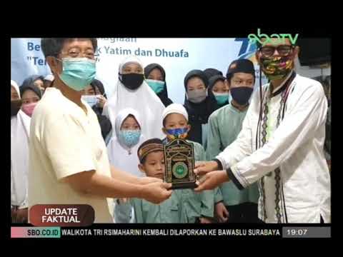 HLN Ke - 75, PLN Berbagi Kebahagian Bersama 75.000 Yatim dan Dhuafa